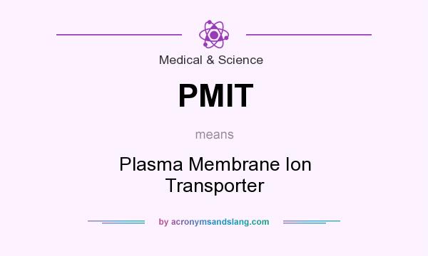 What does PMIT mean? It stands for Plasma Membrane Ion Transporter