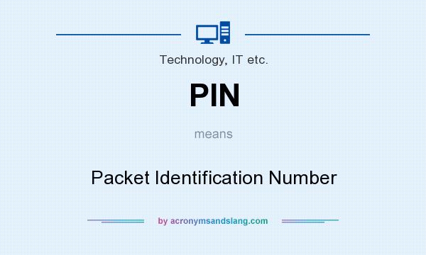 What does PIN mean? It stands for Packet Identification Number
