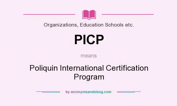 What does PICP mean? It stands for Poliquin International Certification Program