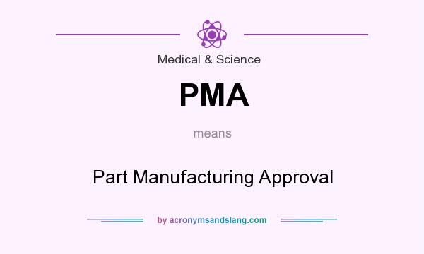 What does PMA mean? It stands for Part Manufacturing Approval