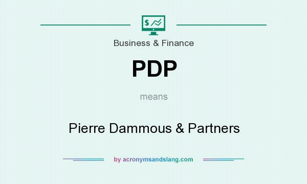What does PDP mean? It stands for Pierre Dammous & Partners