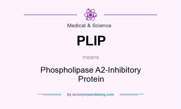 What does PLIP mean? It stands for Phospholipase A2-Inhibitory Protein