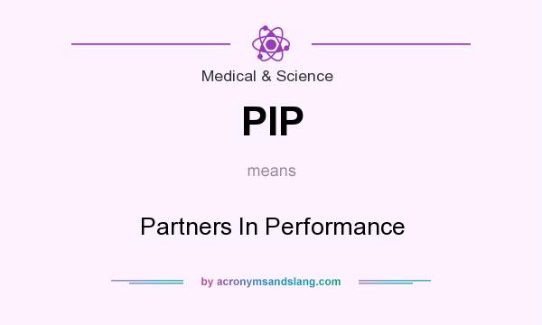 What does PIP mean? It stands for Partners In Performance