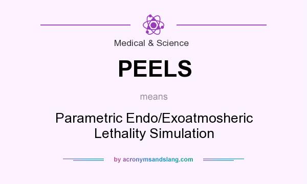 What does PEELS mean? It stands for Parametric Endo/Exoatmosheric Lethality Simulation