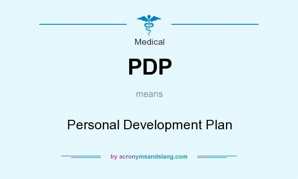 What does PDP mean? It stands for Personal Development Plan