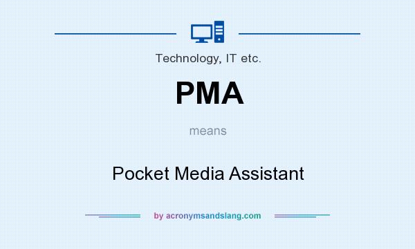 What does PMA mean? It stands for Pocket Media Assistant