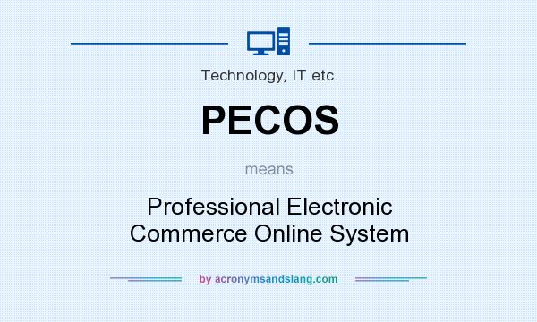What does PECOS mean? It stands for Professional Electronic Commerce Online System