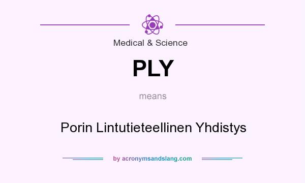 What does PLY mean? It stands for Porin Lintutieteellinen Yhdistys