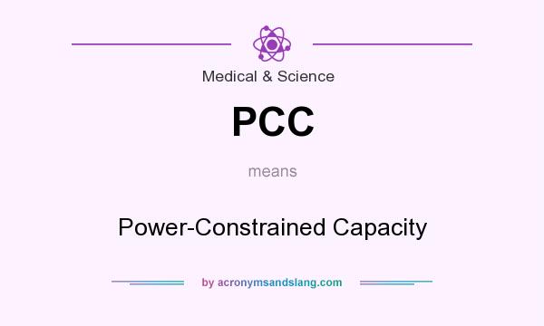 What does PCC mean? It stands for Power-Constrained Capacity