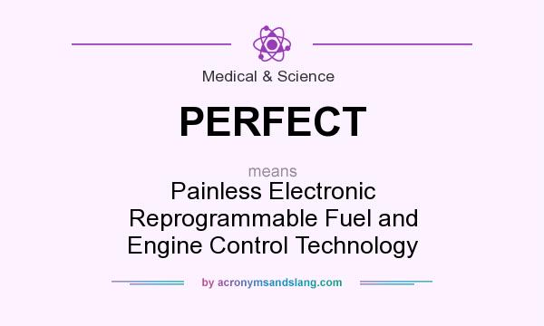 What does PERFECT mean? It stands for Painless Electronic Reprogrammable Fuel and Engine Control Technology