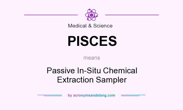What does PISCES mean? It stands for Passive In-Situ Chemical Extraction Sampler