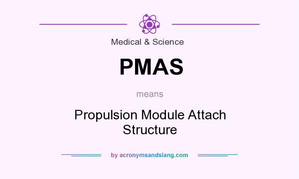 What does PMAS mean? It stands for Propulsion Module Attach Structure