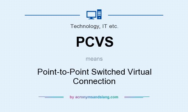 What does PCVS mean? It stands for Point-to-Point Switched Virtual Connection