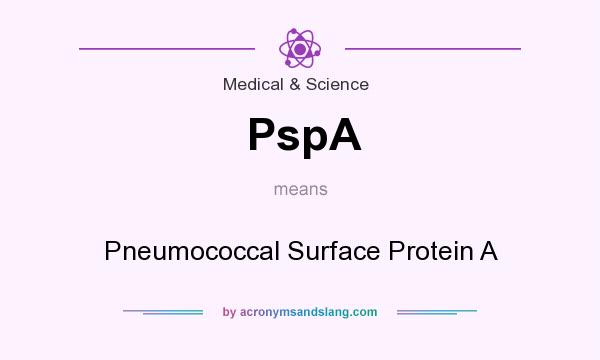 What does PspA mean? It stands for Pneumococcal Surface Protein A
