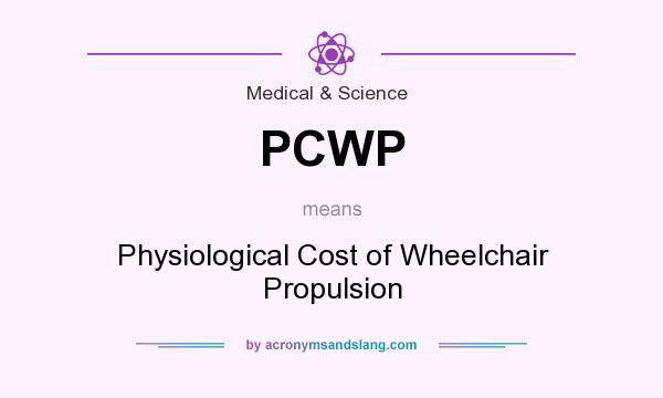 What does PCWP mean? It stands for Physiological Cost of Wheelchair Propulsion