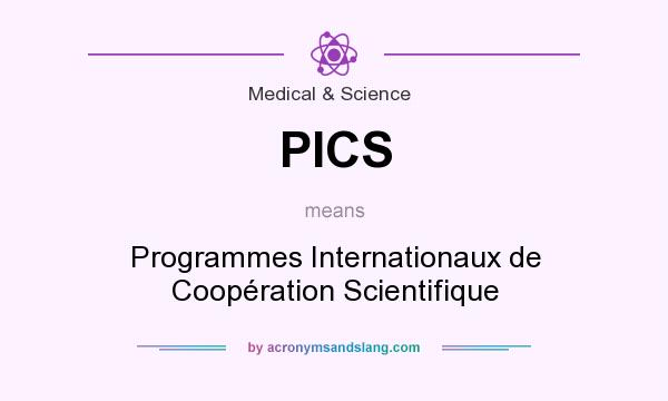 What does PICS mean? It stands for Programmes Internationaux de Coopération Scientifique