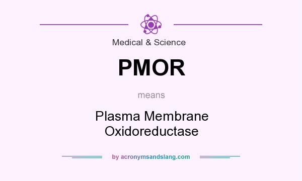 What does PMOR mean? It stands for Plasma Membrane Oxidoreductase