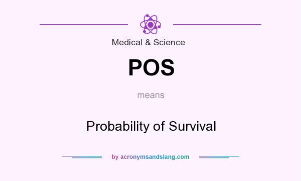What does POS mean? It stands for Probability of Survival