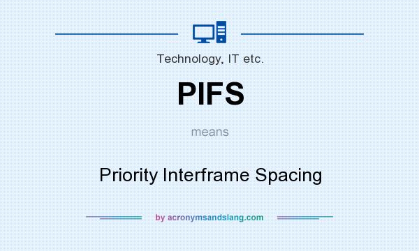 What does PIFS mean? It stands for Priority Interframe Spacing