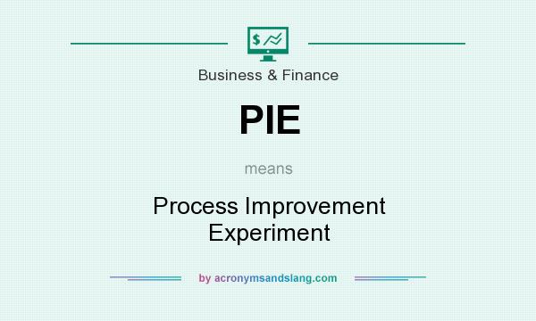 What does PIE mean? It stands for Process Improvement Experiment