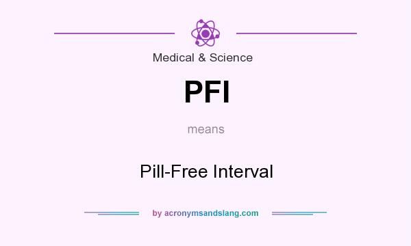 What does PFI mean? It stands for Pill-Free Interval