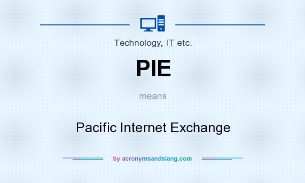 What does PIE mean? It stands for Pacific Internet Exchange