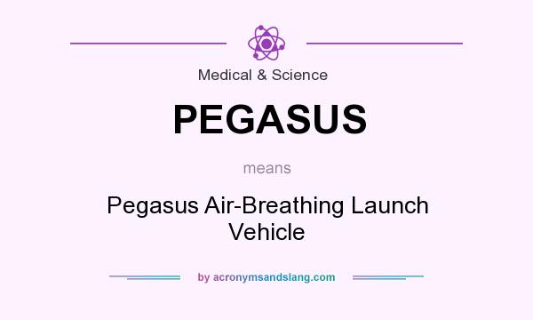 What does PEGASUS mean? It stands for Pegasus Air-Breathing Launch Vehicle