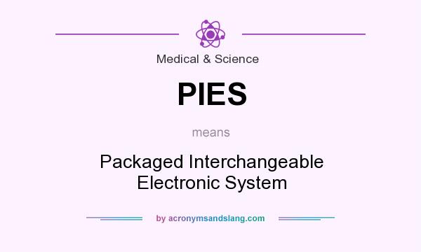 What does PIES mean? It stands for Packaged Interchangeable Electronic System