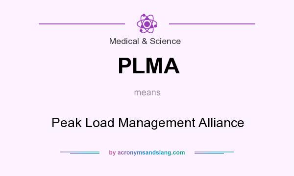 What does PLMA mean? It stands for Peak Load Management Alliance