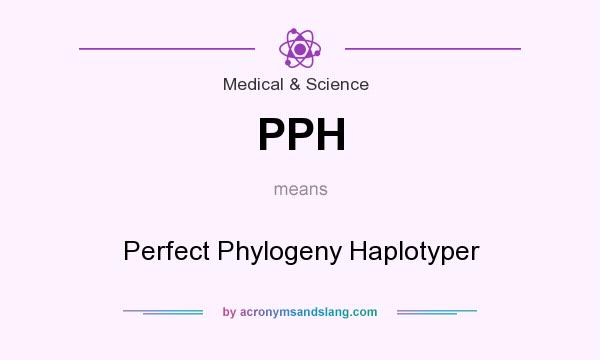 What does PPH mean? It stands for Perfect Phylogeny Haplotyper