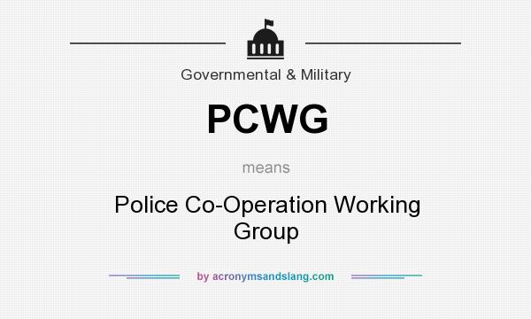 What does PCWG mean? It stands for Police Co-Operation Working Group