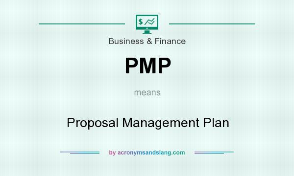 What does PMP mean? It stands for Proposal Management Plan