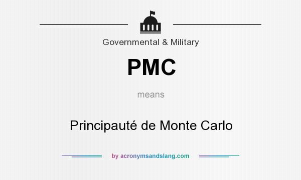 What does PMC mean? It stands for Principauté de Monte Carlo