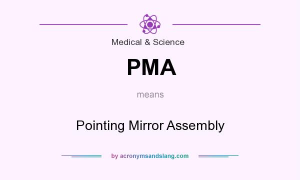 What does PMA mean? It stands for Pointing Mirror Assembly