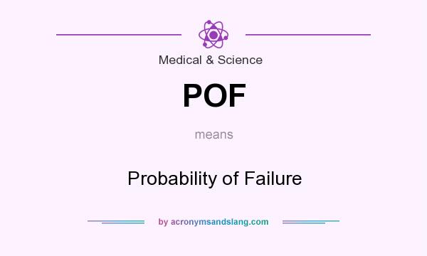 What does POF mean? It stands for Probability of Failure