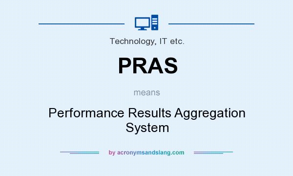 What does PRAS mean? It stands for Performance Results Aggregation System