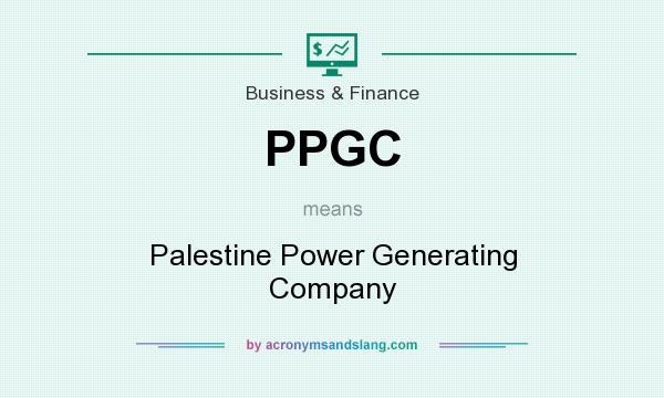 What does PPGC mean? It stands for Palestine Power Generating Company