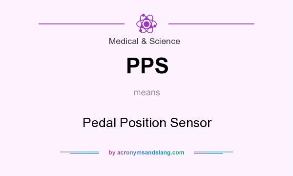 What does PPS mean? It stands for Pedal Position Sensor