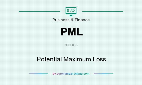 What does PML mean? It stands for Potential Maximum Loss