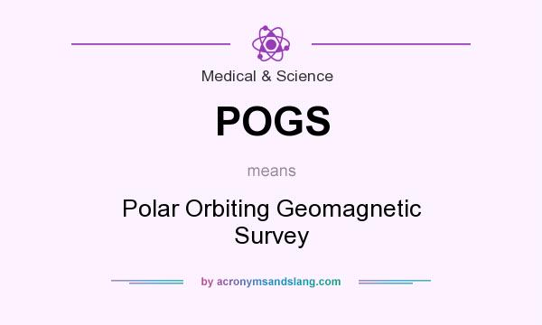 What does POGS mean? It stands for Polar Orbiting Geomagnetic Survey