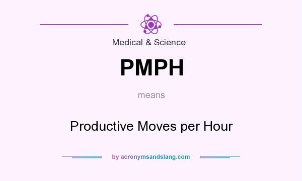 What does PMPH mean? It stands for Productive Moves per Hour