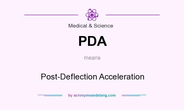 What does PDA mean? It stands for Post-Deflection Acceleration