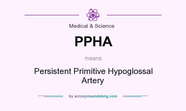 What does PPHA mean? It stands for Persistent Primitive Hypoglossal Artery