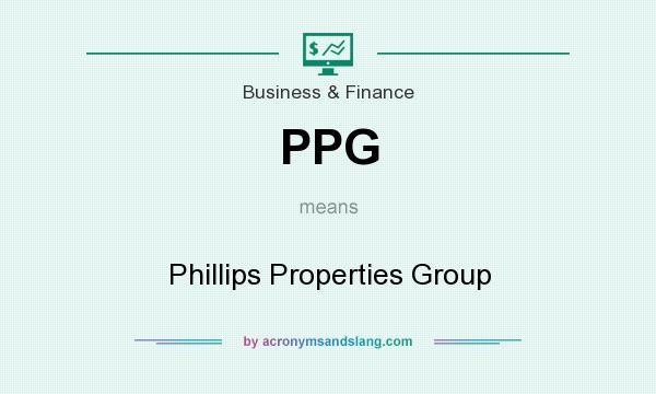 What does PPG mean? It stands for Phillips Properties Group