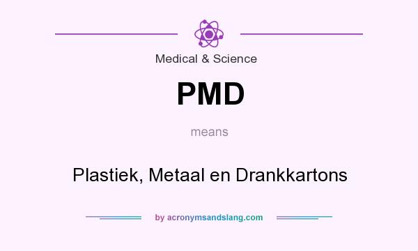 What does PMD mean? It stands for Plastiek, Metaal en Drankkartons