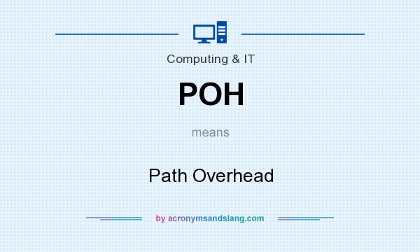 What does POH mean? It stands for Path Overhead