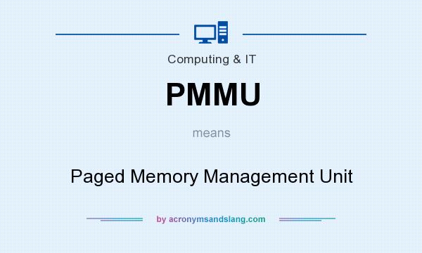 What does PMMU mean? It stands for Paged Memory Management Unit