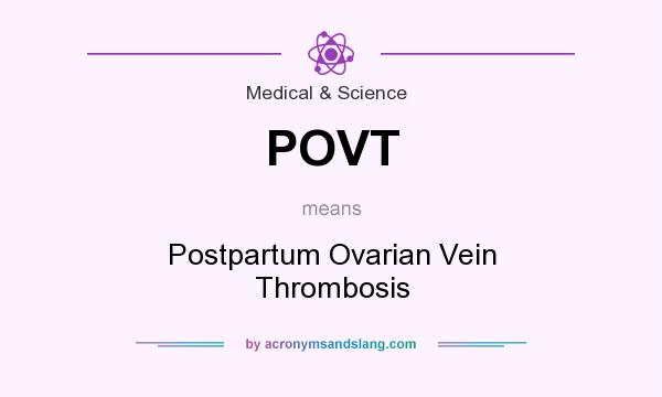 What does POVT mean? It stands for Postpartum Ovarian Vein Thrombosis