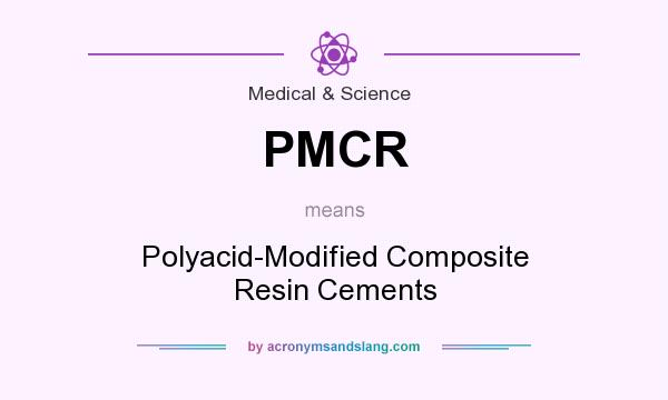 What does PMCR mean? It stands for Polyacid-Modified Composite Resin Cements