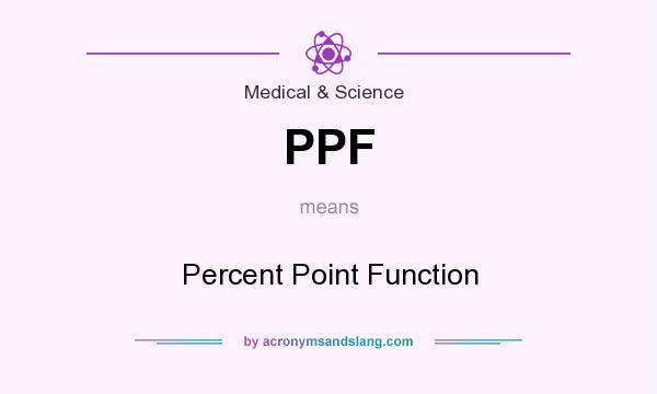 What does PPF mean? It stands for Percent Point Function